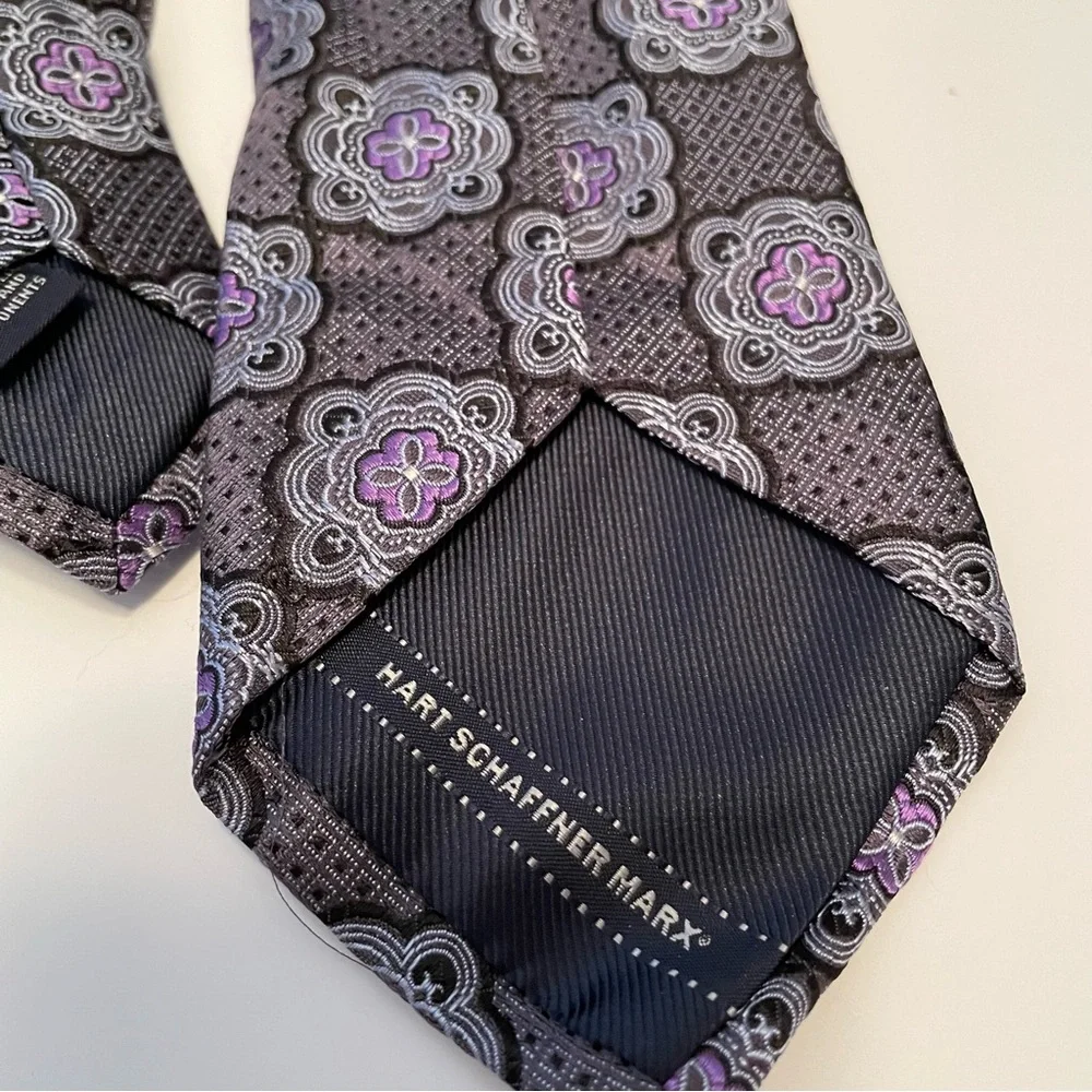 Hart Schaffner Marx Tie‎ Mandala Purple